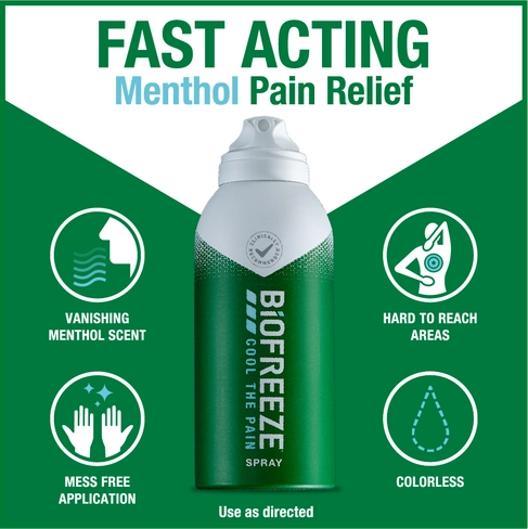 Biofreeze Pain Relief Spray2