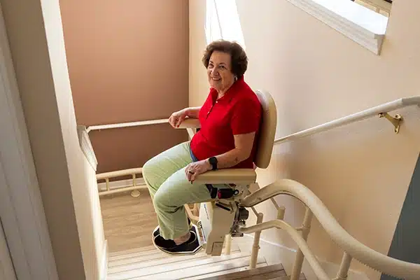 Helix Curved Stairlift Use