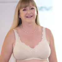 101 Lace Front Bra Beige thumbnail