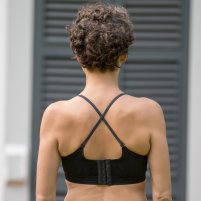 131 Comfy Bra Black Back thumbnail